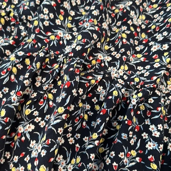 Chaps Ralph Lauren Sleeveless Button Up Tie Dress - Picture 3 of 3